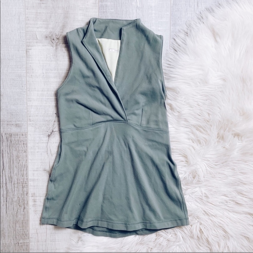 Lululemon Green Athletic Tank Top
